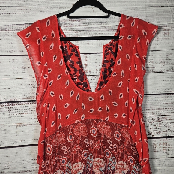 Free People embroidered caftan mini tunic - Picture 12 of 16